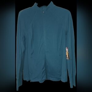 Avia Nylon Core Dark Teal Full-Zip Jacket